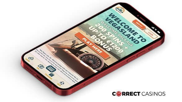 VegasLand Casino Mobile Version