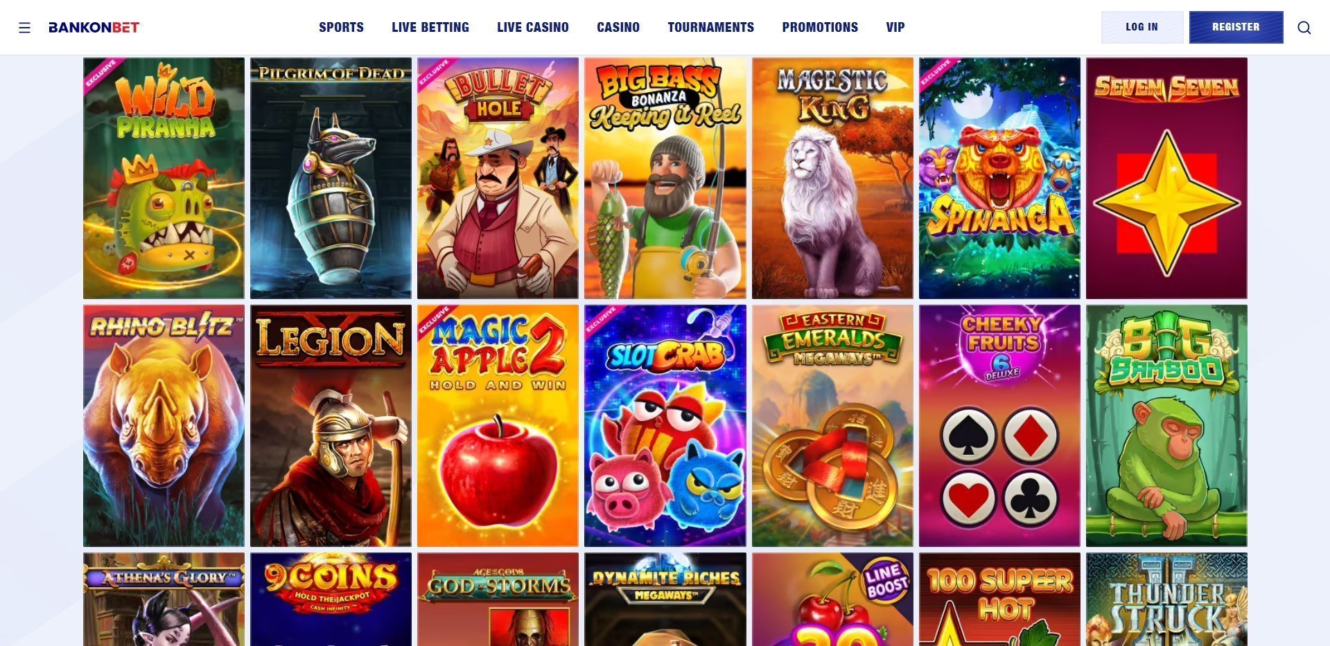 Bankonbet Casino Games