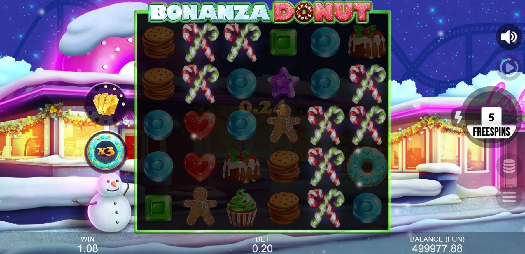 Bonanza Donut Xmas Slot Free Demo Play or for Real Money - Correct Casinos