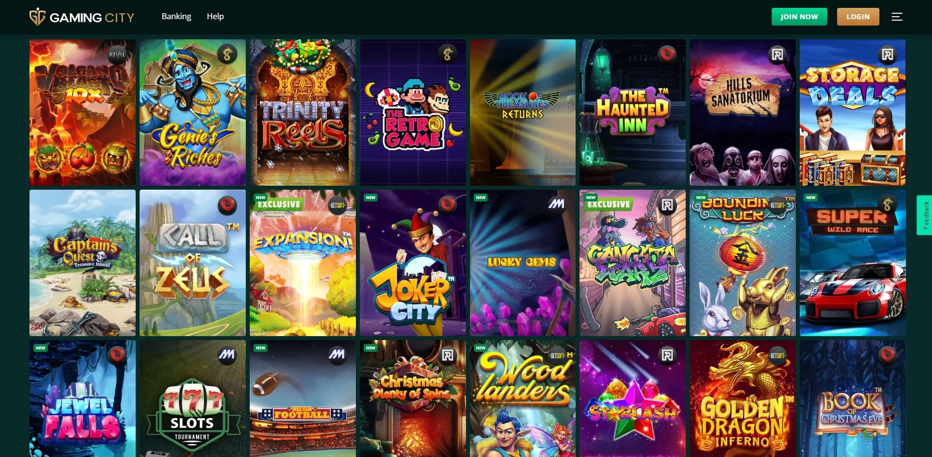 Gaming City Casino Games