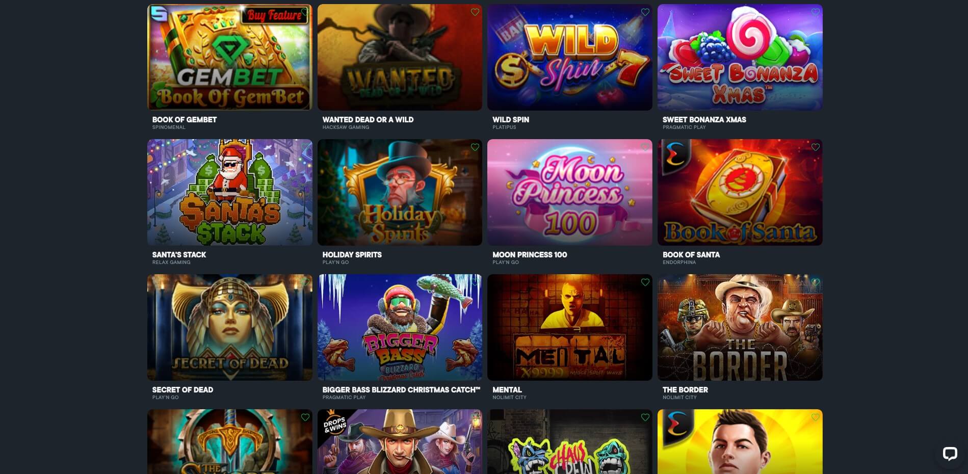 Gem.bet Casino Games
