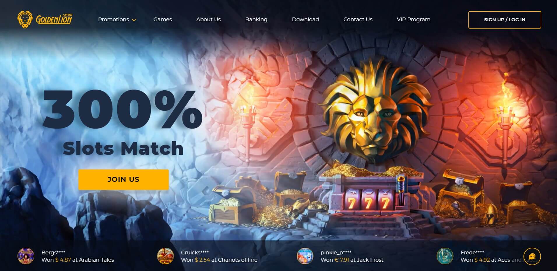 gold lion