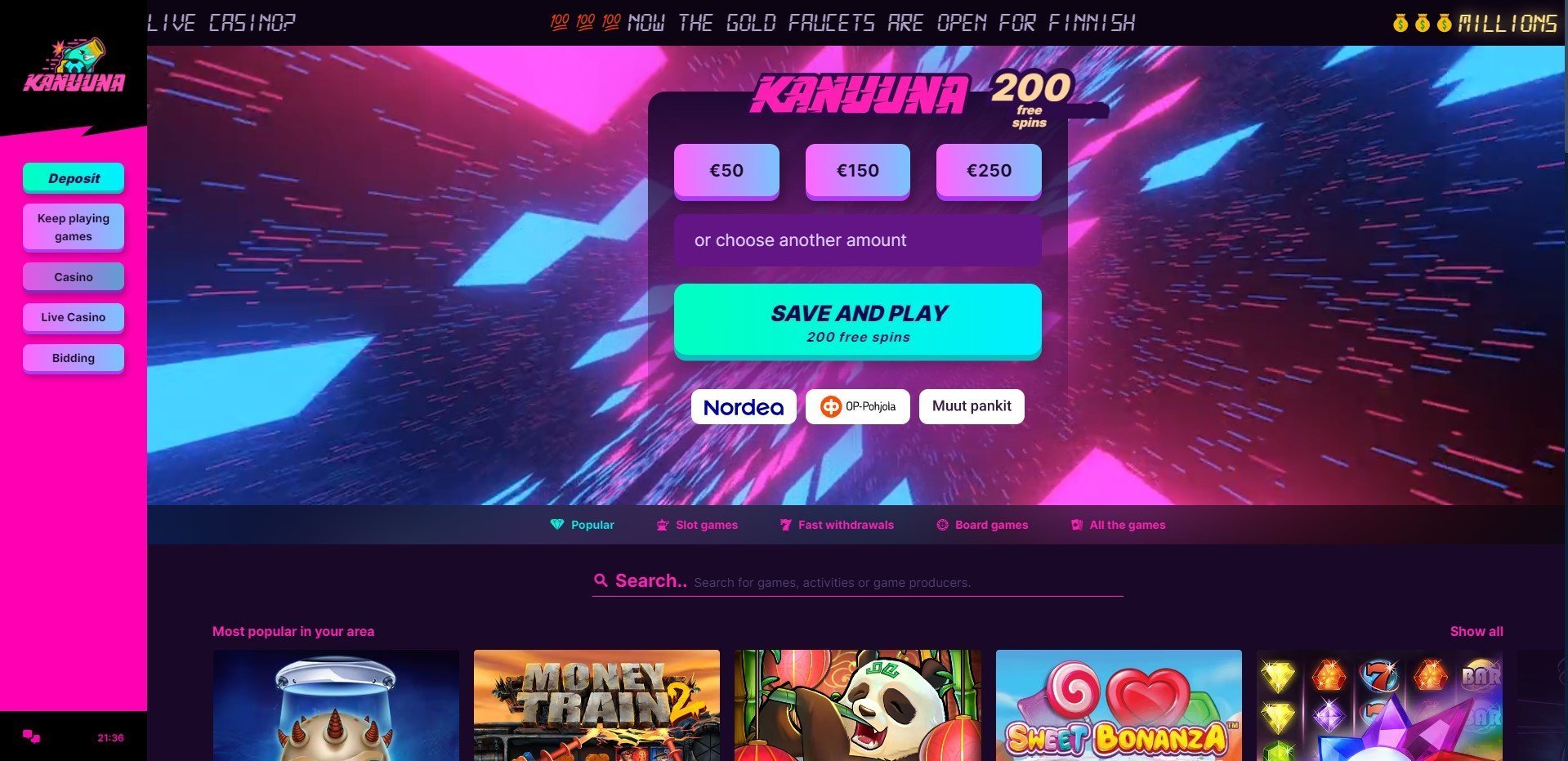 Kanuuna Casino Review