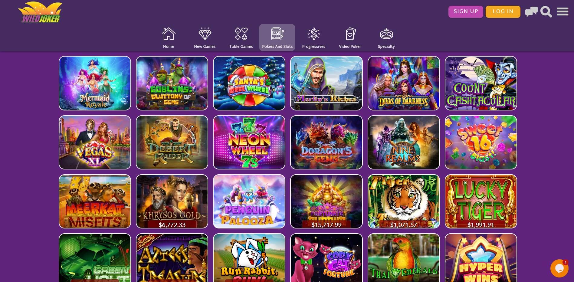 Wild Joker Casino Games