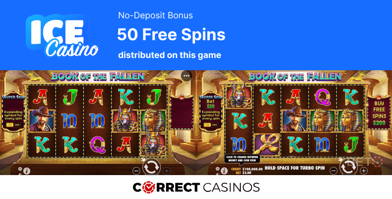 ice casino free spins code