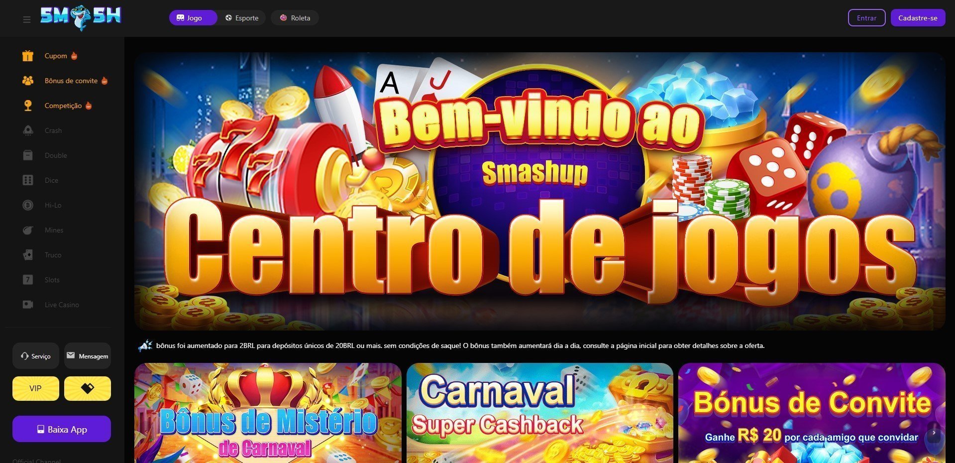 Smashup Casino Review