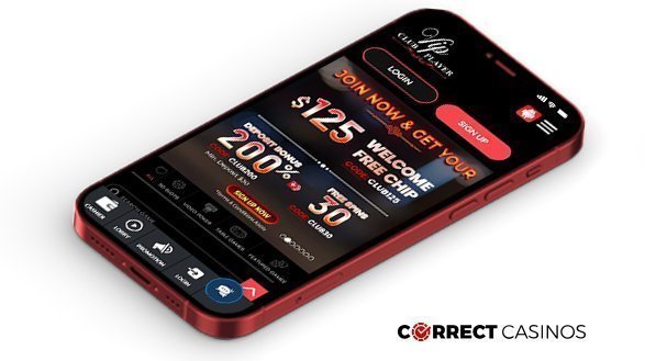 VIP Club Player Casino Mobile Version