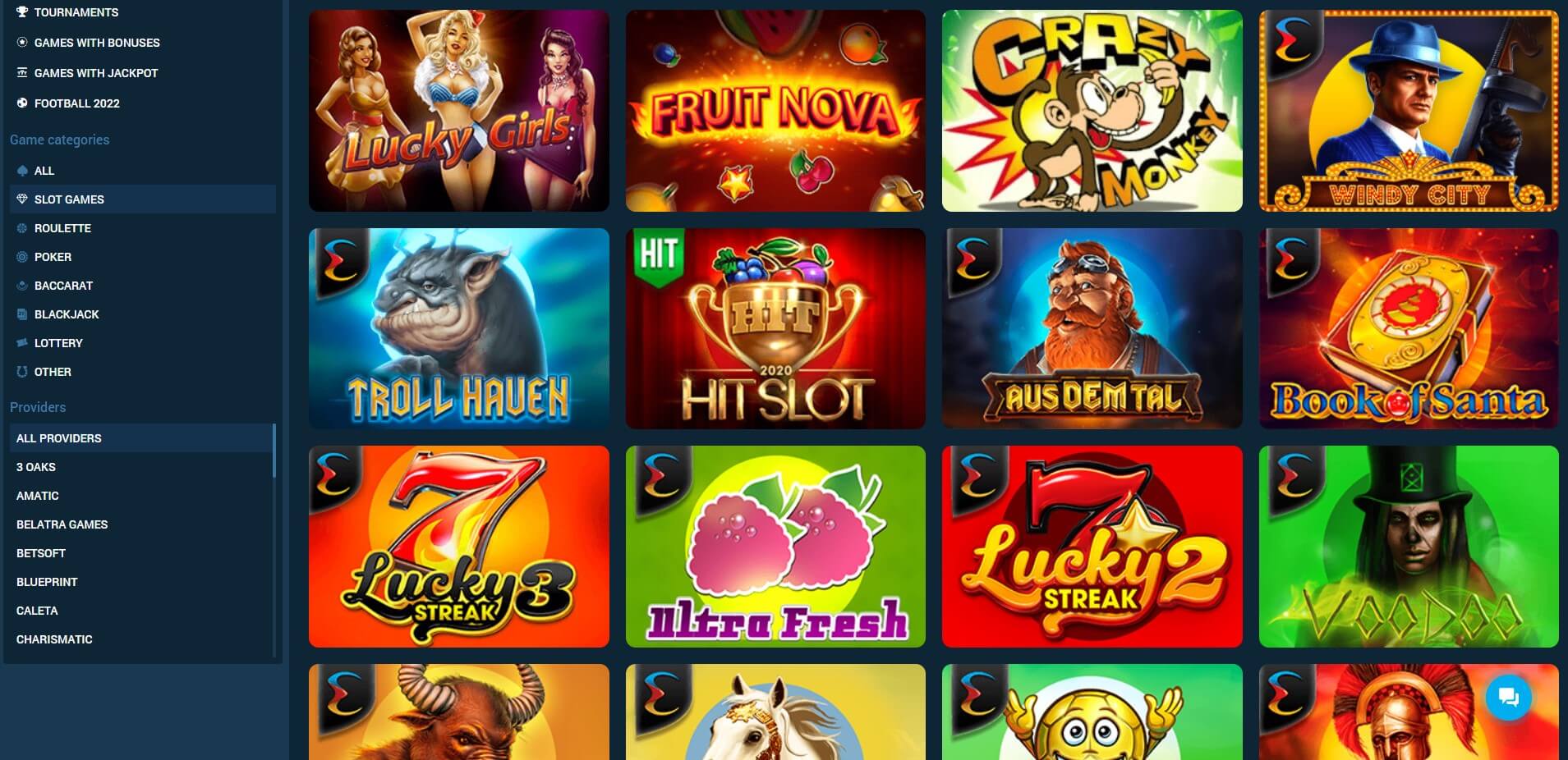 ZenitBet Casino Games