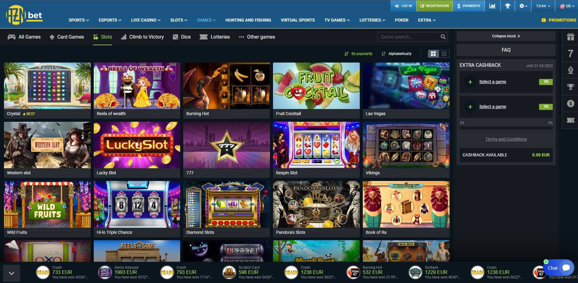 AZNBET Casino Games