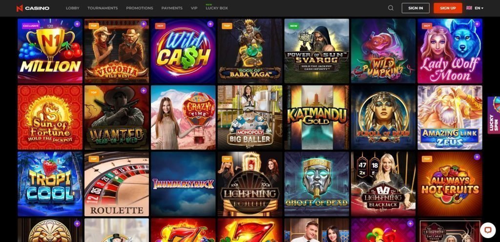 N1 Casino Games