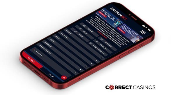 BritainBet Casino Mobile Version