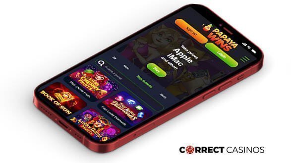 Papaya Wins Casino Mobile Version