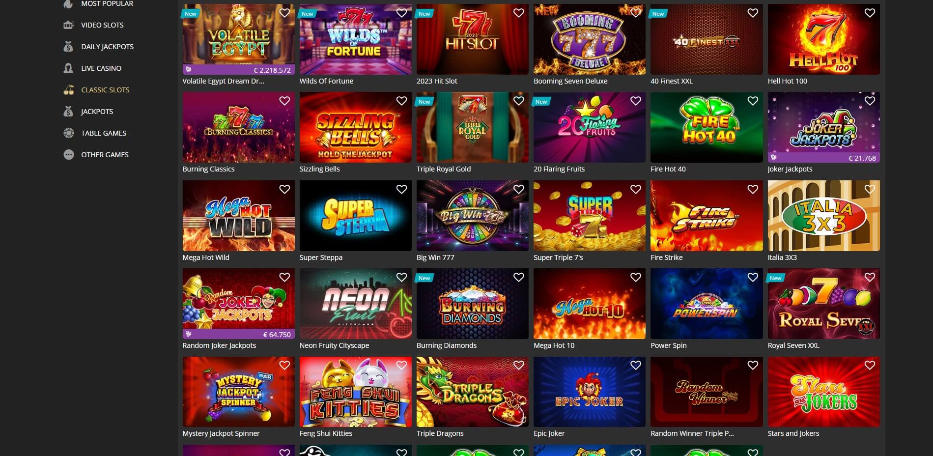 Casino Metropol Games