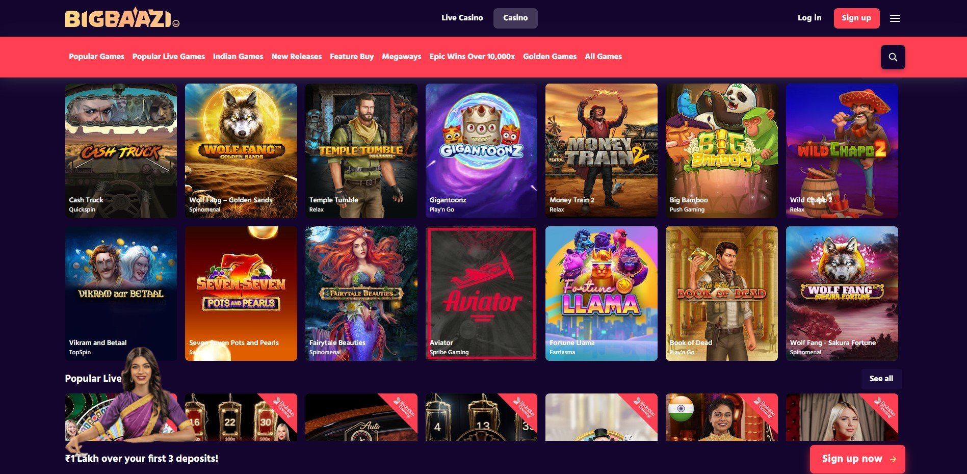 BigBaazi Casino Games