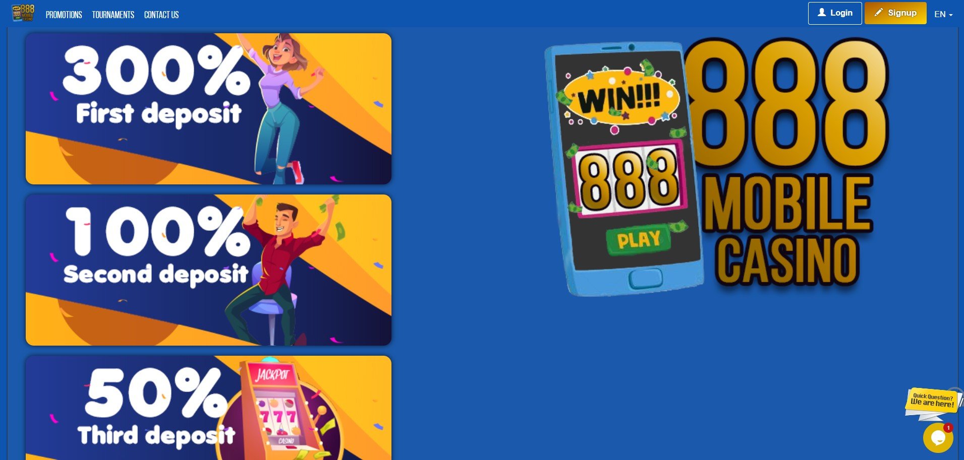 Mobile Casino 888 Promotions