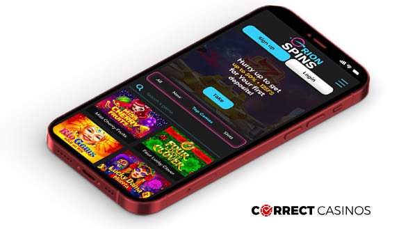 Orion Spins Casino Mobile Version