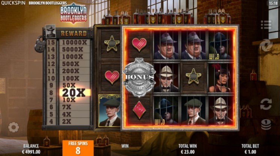 Brooklyn Bootleggers bonus