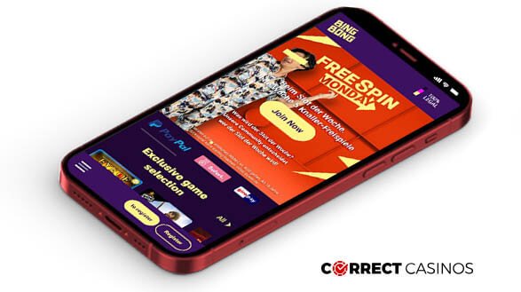 BingBong Casino Mobile Version