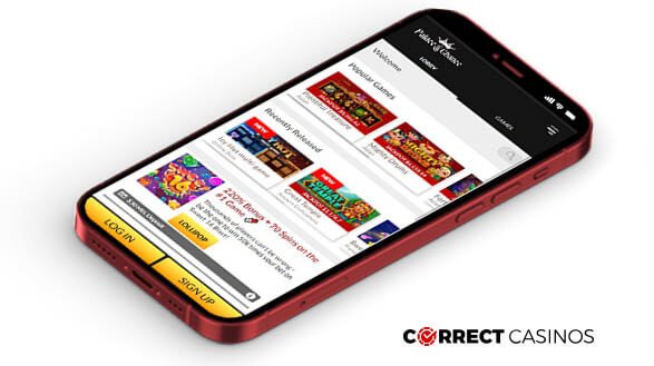 Palace of Chance Casino Mobile Version