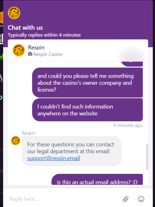 Respin Respin Casino Review - Safe or Scam?