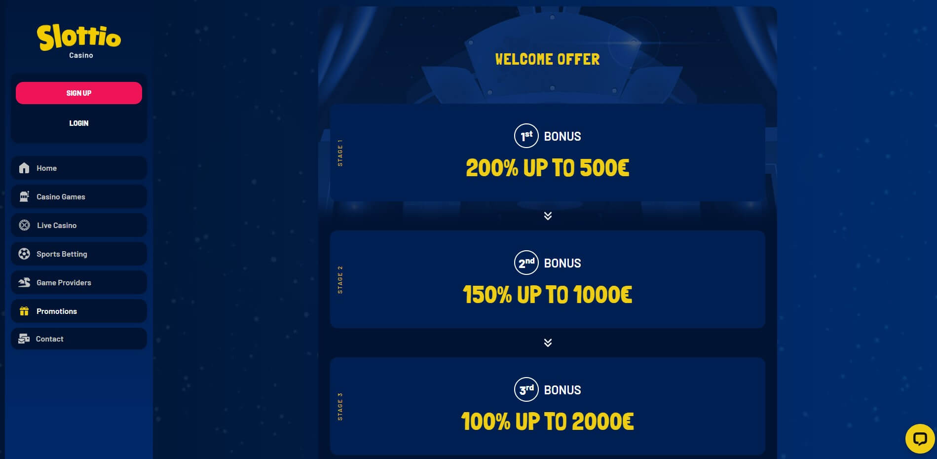 Slottio Casino Promotions