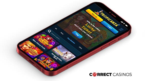 Tropicanza Casino Mobile Version