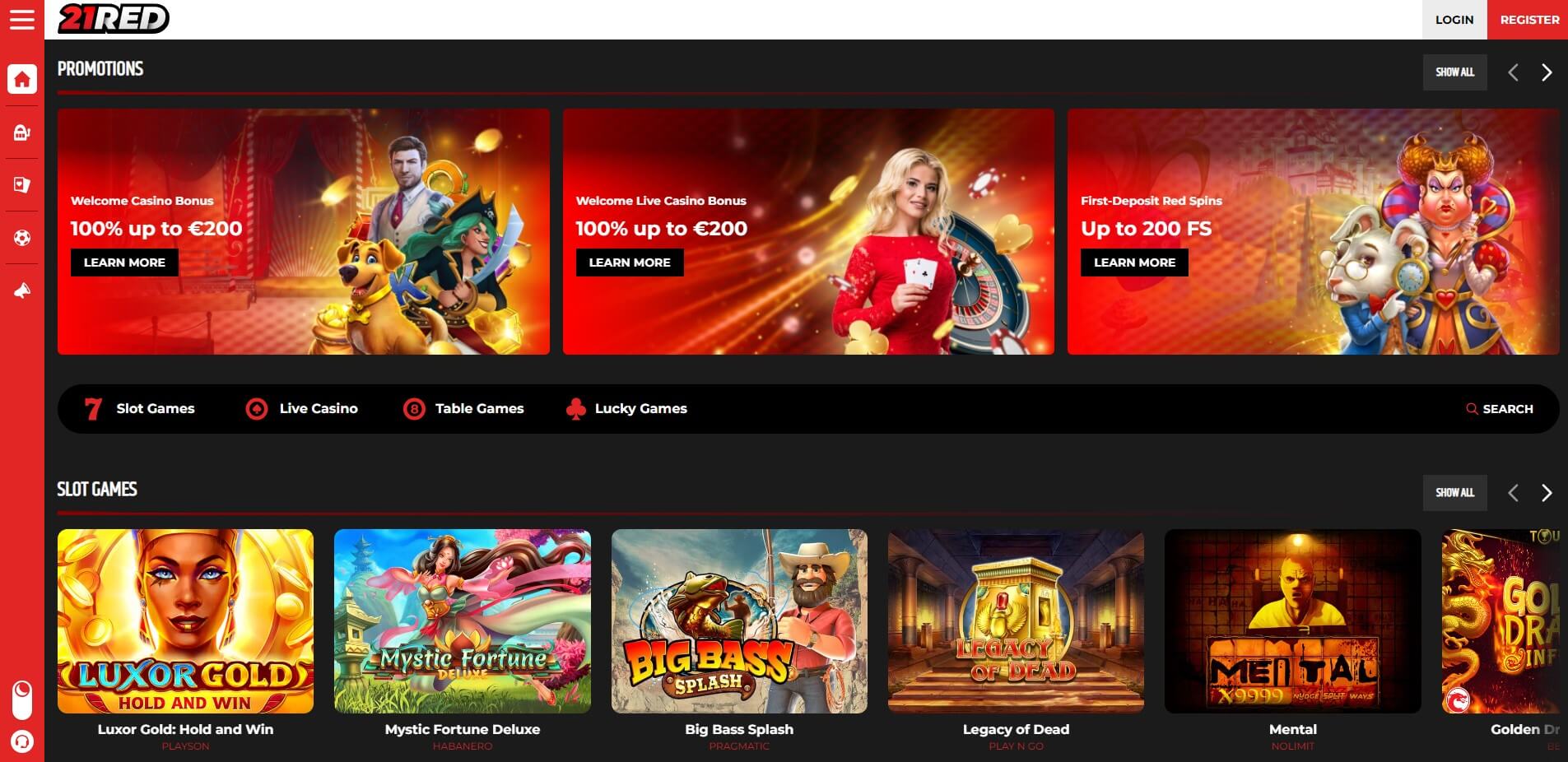 21Red Casino Review