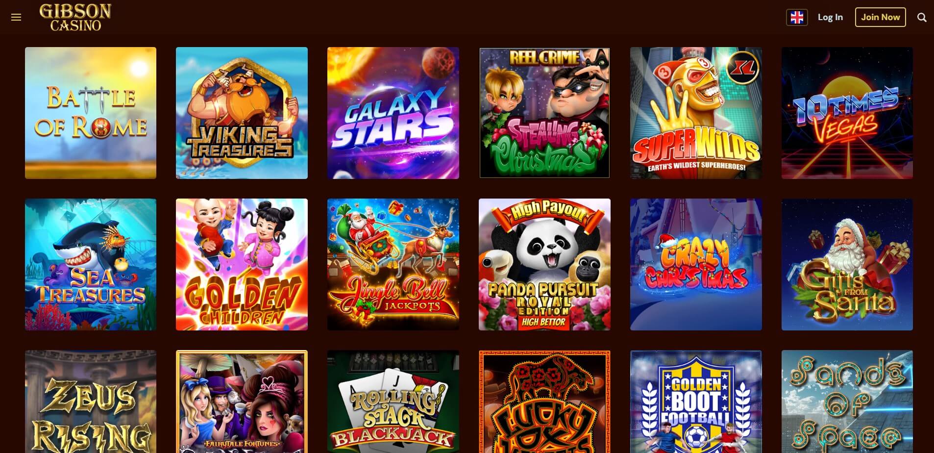 Gibson Casino Games