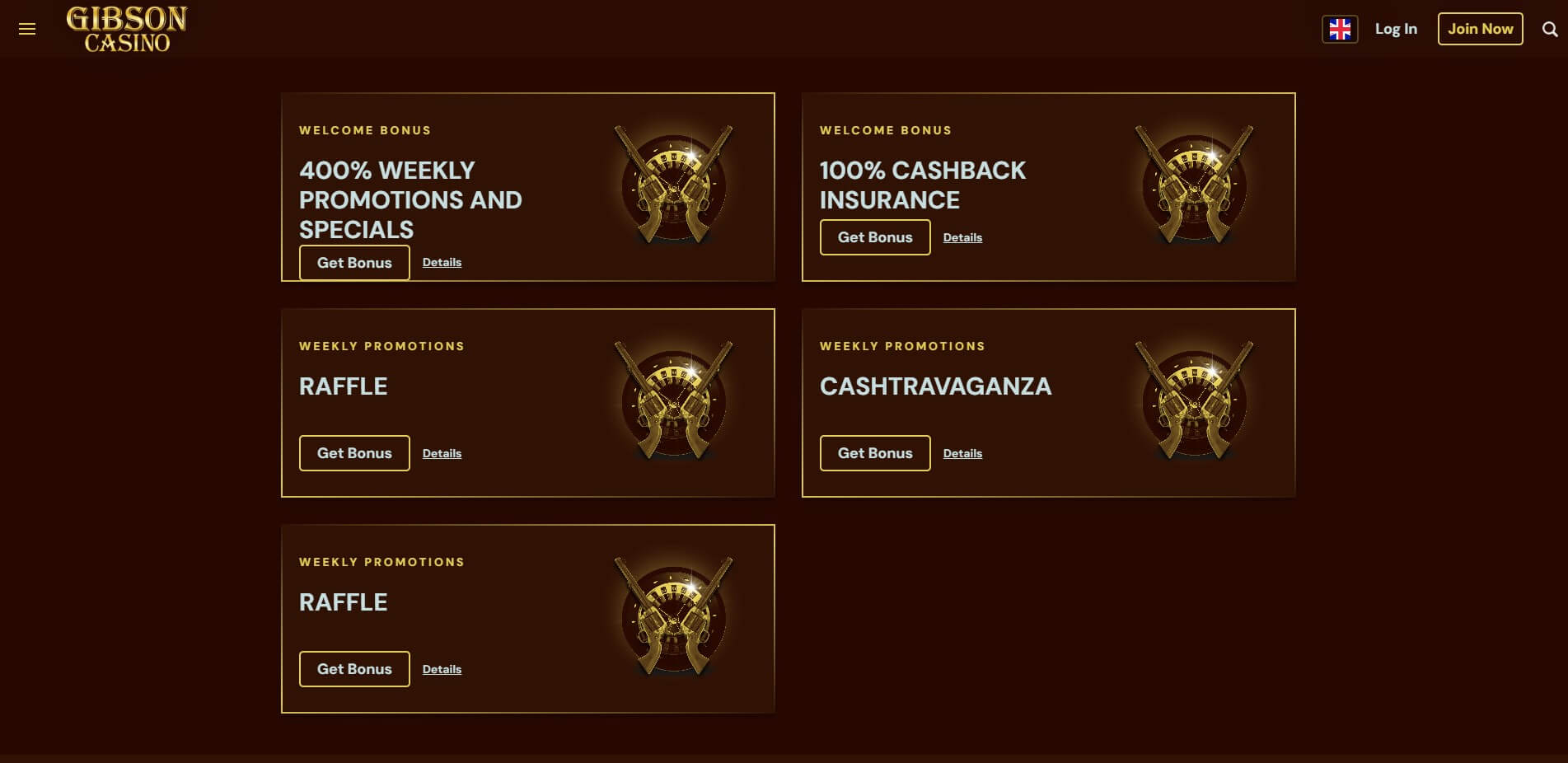 Gibson Casino Promotions