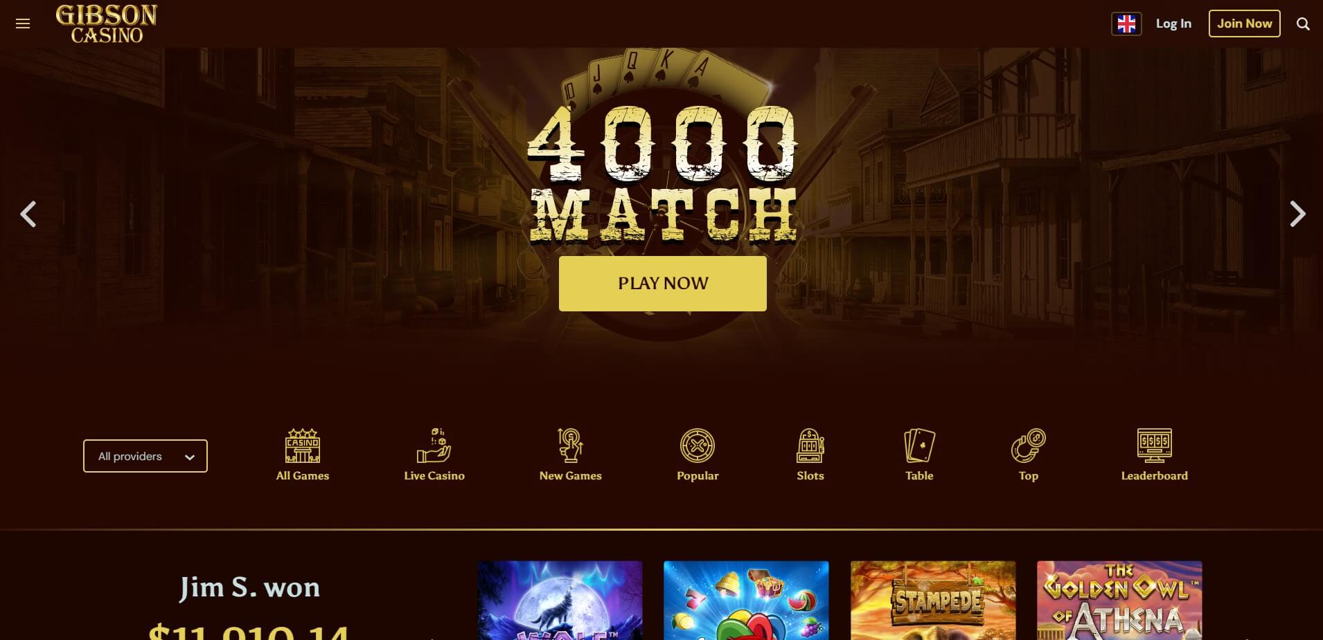 Gibson Casino Review