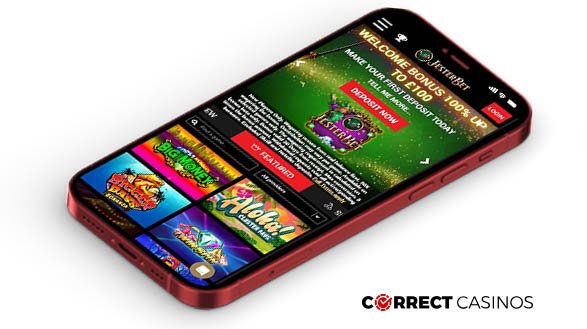 JesterBet Casino Mobile Version