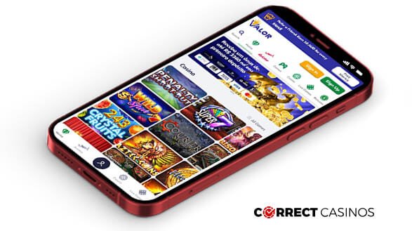 ValorBet Casino Mobile Version