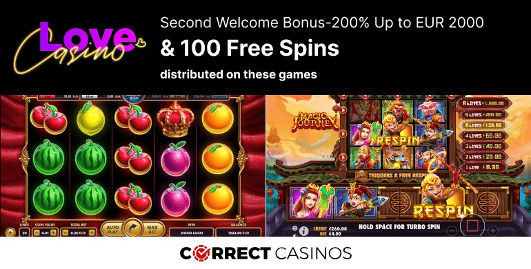 LoveCasino Second Welcome Bonus Review