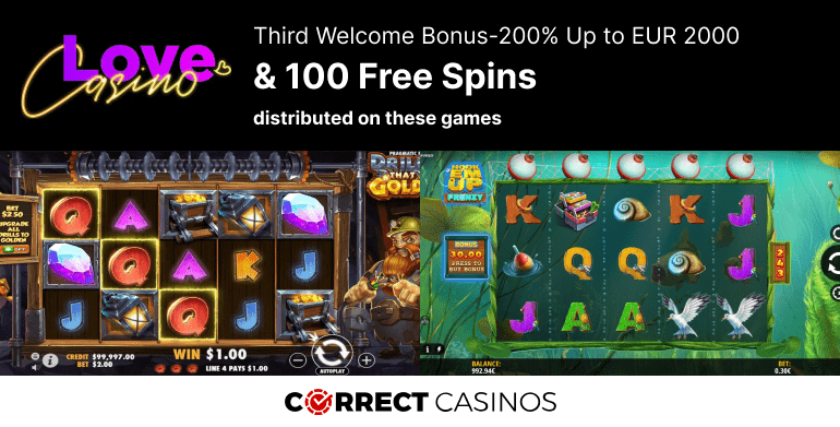 LoveCasino Third Welcome Bonus Review