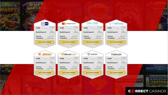 Casinoly Einzahlungen und Abhebungen