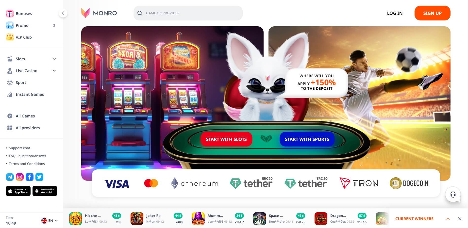 Monro Casino Review