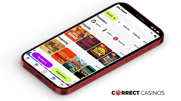 Punch.bet Casino Mobile Version