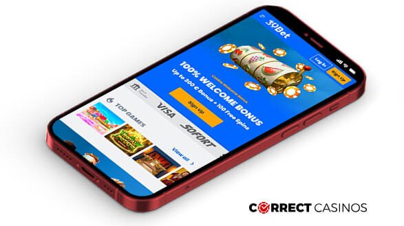 30Bet Casino Mobile Version