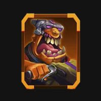 Galactic Racers Dream Drop Orange Monster Symbol