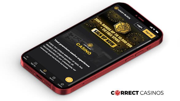 Lucky Block Casino Mobile Version