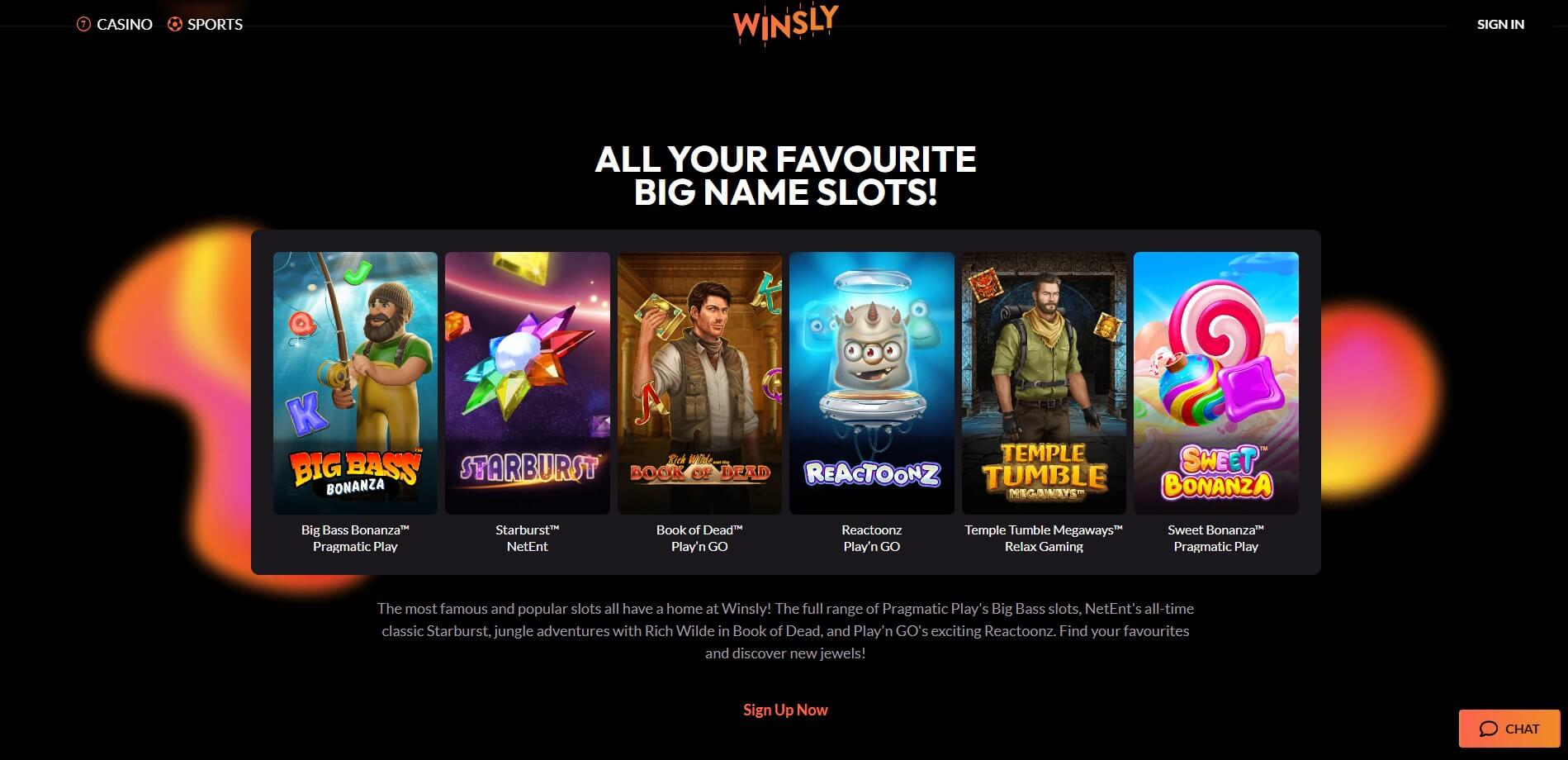 Winsly Casino Games