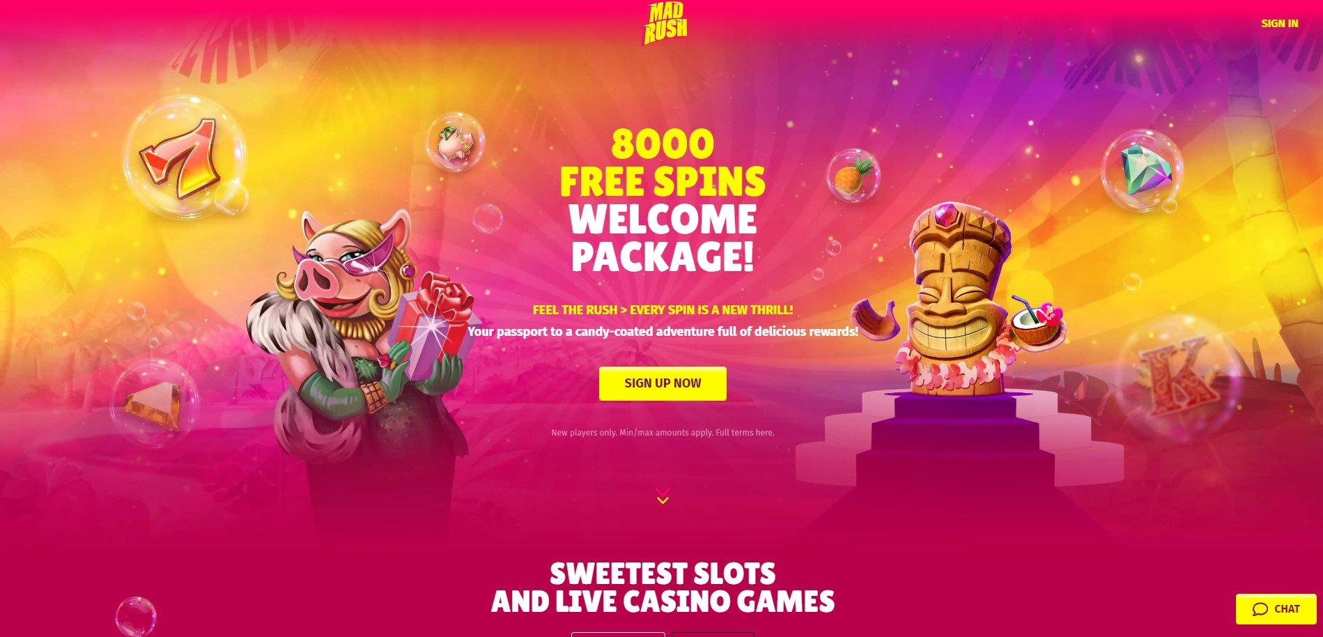 Madrush Casino Review