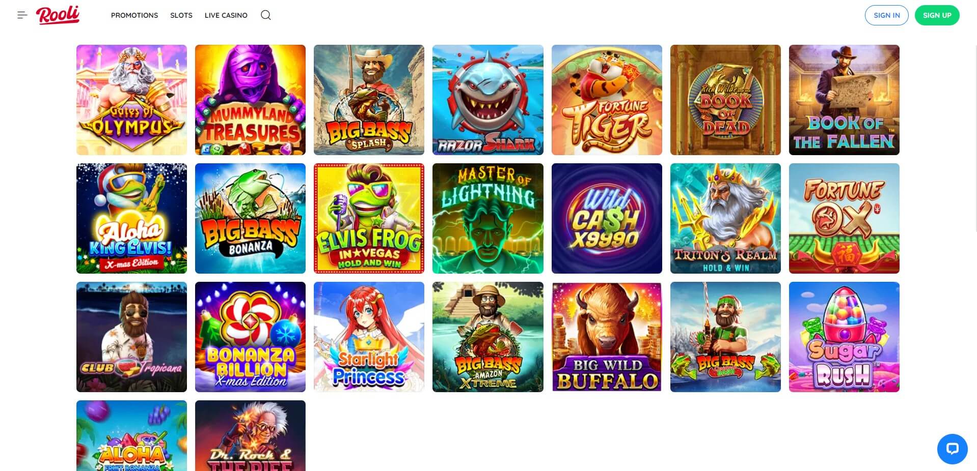 Rooli Casino Games