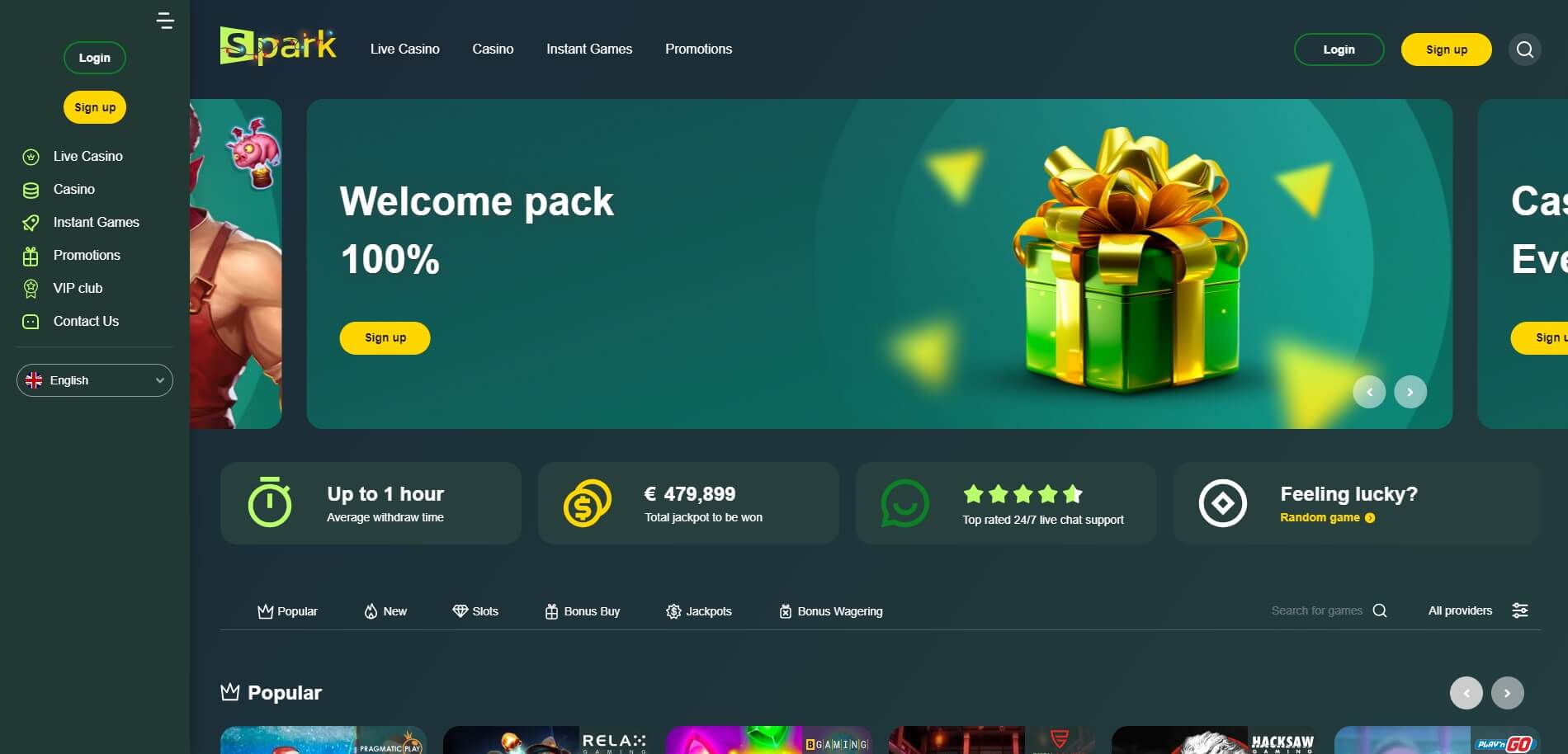 Spark Casino Review