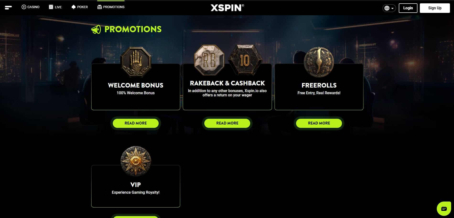 XSpin Casino Promotions