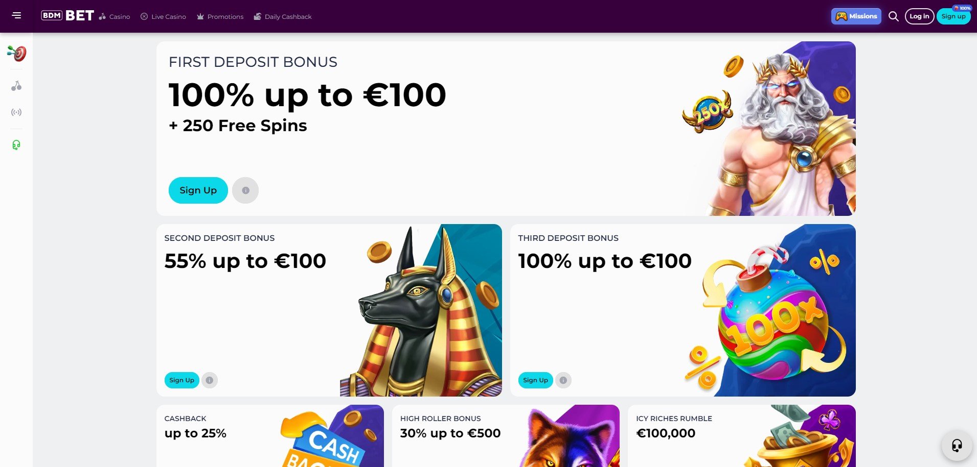 BDMBet Casino Promotions