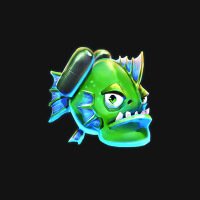 Oxygen Green Fish Symbol