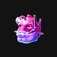 Oxygen Purple Fish Symbol