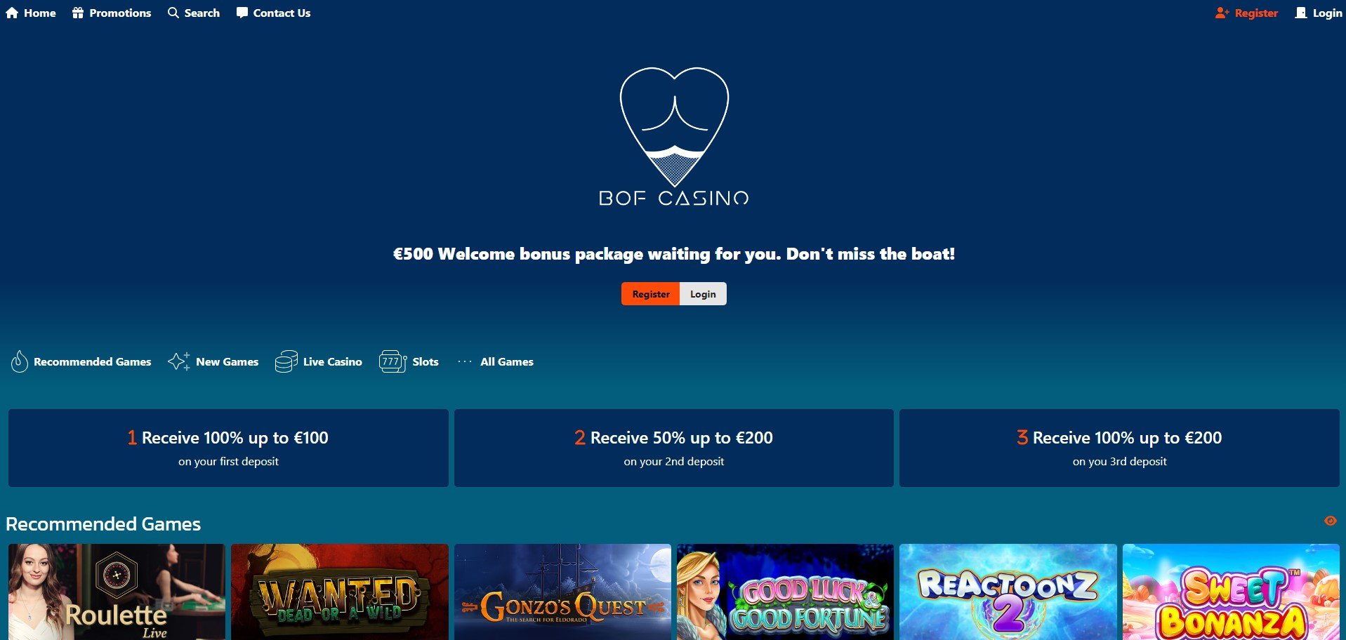 Bof Casino Review - Safe or Scam?