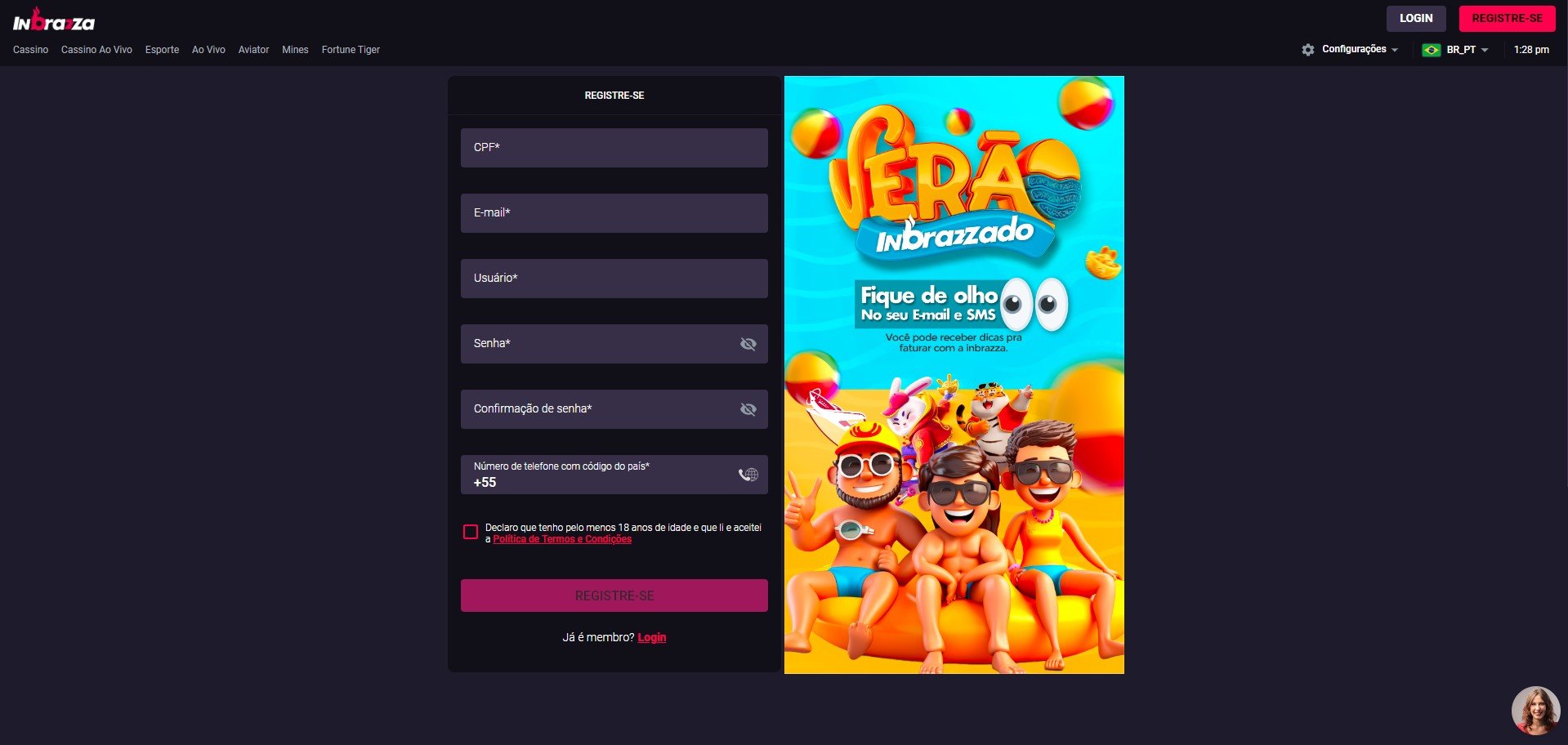 Inbrazza Casino Promotions